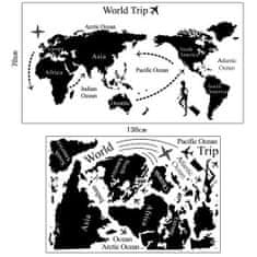 IZMAEL Tapeta Mapa Světa KP605
