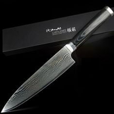 IZMAEL Japonský damaškový kuchyňský nůž VG10 -Chef KP3170