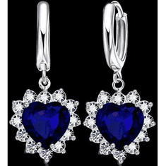 IZMAEL Set Zircon Heart-Růžová KP5001