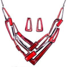 IZMAEL Set Ruby Consort-Červená KP7729