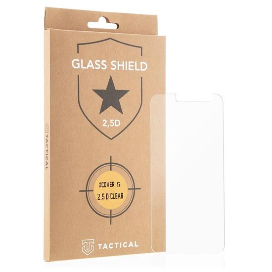 Tactical Glass Shield 2.5D sklo pro Samsung Galaxy Xcover 5 - Transparentní KP8432