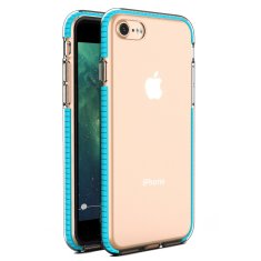 IZMAEL Pouzdro Spring clear TPU pro Apple iPhone 7/iPhone 8/iPhone SE/iPhone SE 2022 - Tyrkysová KP8630