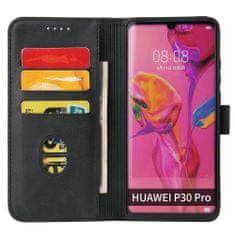 IZMAEL Magnetické Pouzdro Elegant pro Huawei P30 Pro - Černá KP9094