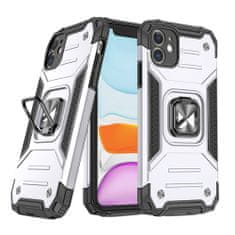 WOZINSKY Pouzdro Wozinsky Ring armor pro Apple iPhone 11 -Stříbrná KP9151