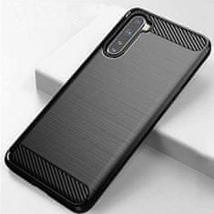 IZMAEL Pouzdro Carbon Bush TPU pre OnePlus Nord - Černá KP9404