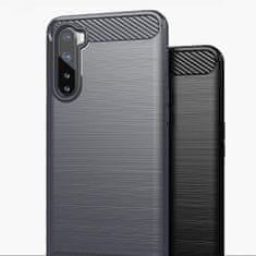 IZMAEL Pouzdro Carbon Bush TPU pre OnePlus Nord - Černá KP9404