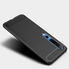 IZMAEL Pouzdro Carbon Bush TPU pre Xiaomi MI 10/MI 10 Pro - Černá KP9425