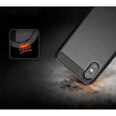 IZMAEL Pouzdro Carbon Bush TPU pre Xiaomi Redmi 9A - Černá KP9441