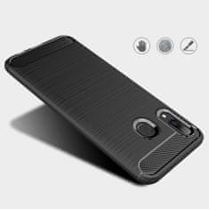 IZMAEL Pouzdro Carbon Bush TPU pre Samsung Galaxy A40 - Černá KP9477