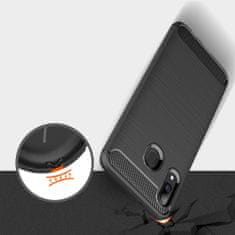 IZMAEL Pouzdro Carbon Bush TPU pre Samsung Galaxy A40 - Černá KP9477