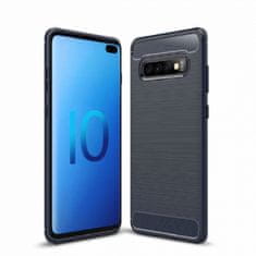 IZMAEL Pouzdro Carbon Bush TPU pre Samsung Galaxy S10 - Černá KP9501