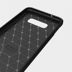 IZMAEL Pouzdro Carbon Bush TPU pre Samsung Galaxy S10e - Modrá KP9476