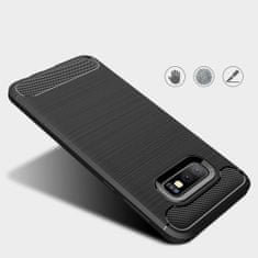 IZMAEL Pouzdro Carbon Bush TPU pre Samsung Galaxy S10e - Modrá KP9476