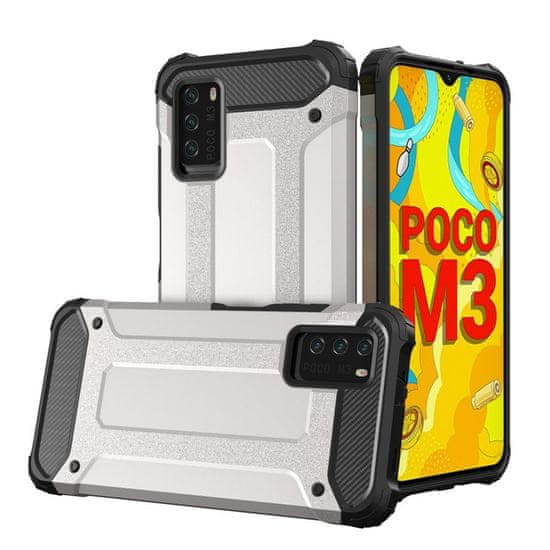 IZMAEL Pouzdro Hybrid Armor pre Xiaomi Poco M3 - Černá KP9532