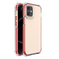 IZMAEL Spring Armor silikonove pouzdro s barevnym lemom pro Apple iPhone 11 - Červená KP9576