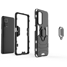 IZMAEL Odolné Pouzdro Ring Armor Case pro Xiaomi Mi 10T/Mi 10T Pro - Modrá KP9706