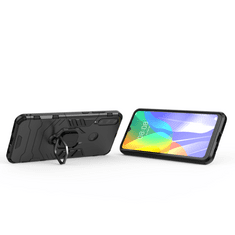 IZMAEL Odolné Pouzdro Ring Armor Case pro Huawei Y6P - Modrá KP10325