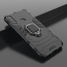 IZMAEL Odolné Pouzdro Ring Armor Case pro Huawei Y6P - Modrá KP10325
