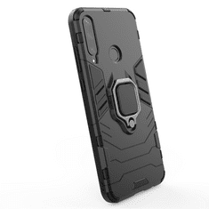 IZMAEL Odolné Pouzdro Ring Armor Case pro Huawei Y6P - Modrá KP10325