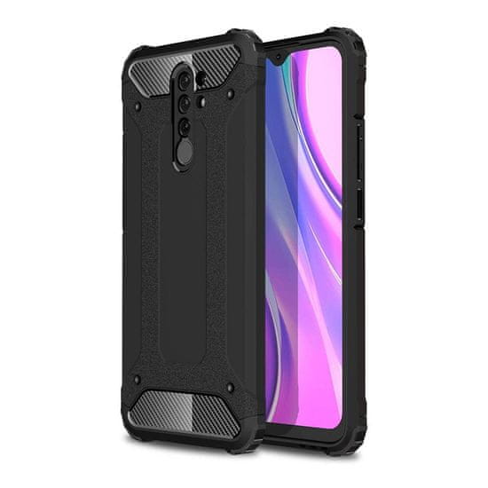 IZMAEL Pouzdro Hybrid Armor pre Xiaomi Redmi 9 - Černá KP10217