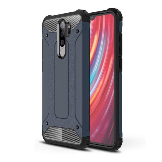 IZMAEL Pouzdro Hybrid Armor pre Xiaomi Redmi Note 8 Pro - Modrá KP10215