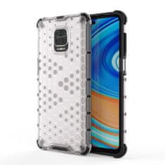 IZMAEL Honeycomb pouzdr pro Xiaomi Redmi Note 9S/Redmi Note 9 Pro - Transparentní KP10277