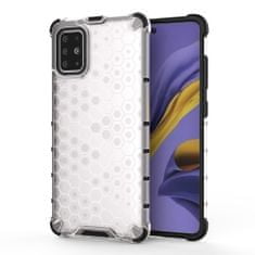 IZMAEL Honeycomb pouzdr pro Samsung Galaxy A51 - Transparentní KP10284