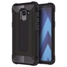 IZMAEL Pouzdro Hybrid Armor pre Samsung Galaxy A8 2018 - Černá KP10290