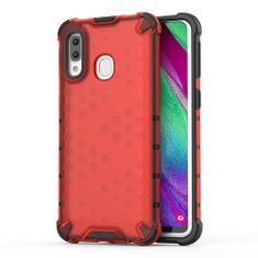 IZMAEL Honeycomb pouzdr pro Samsung Galaxy A40 - Červená KP10323