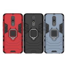 IZMAEL Odolné Pouzdro Ring Armor Case pro Xiaomi Redmi 8/Redmi 8A - Modrá KP10321