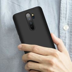 GKK Ochranné pouzdro GKK 360 - Přední a zadní kryt celého mobilu pro Xiaomi Redmi Note 8 Pro - Černá KP10396