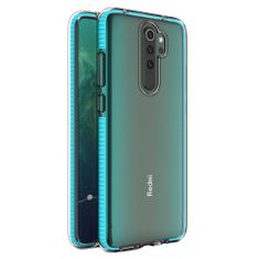 IZMAEL Pouzdro Spring clear TPU pro Xiaomi Redmi Note 8 Pro - Tyrkysová KP10567