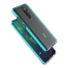 IZMAEL Pouzdro Spring clear TPU pro Xiaomi Redmi Note 8 Pro - Tyrkysová KP10567