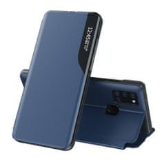 IZMAEL Elegantní knižkové pouzdro View Case pro Samsung Galaxy A21s - Modrá KP10634