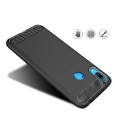 IZMAEL Pouzdro Carbon Bush TPU pre Huawei Y7 2019/Y7 Prime 2019 - Černá KP10689