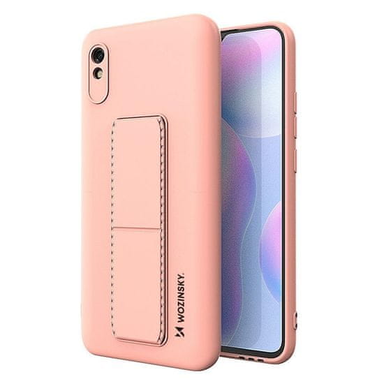 WOZINSKY Wozinsky pouzdro Kickstand pro Xiaomi Redmi 9A - Růžová KP10929