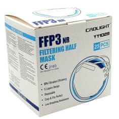 IZMAEL 1x Rouška Respirátor FFP3 CRDLIGHT-Bílá KP11053