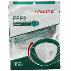 IZMAEL 1x Rouška Respirátor FFP2 LEIKANG-Bílá KP11051