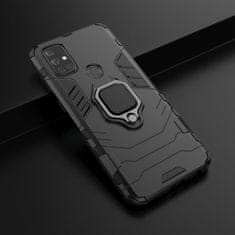IZMAEL Odolné Pouzdro Ring Armor Case pro OnePlus Nord N100 - Černá KP13204