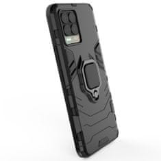 IZMAEL Odolné Pouzdro Ring Armor Case pro Realme 8/8 Pro - Černá KP13401