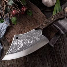 IZMAEL Kuchyňský sekáček Tiger-Hnědá/Small Cleaver KP13852