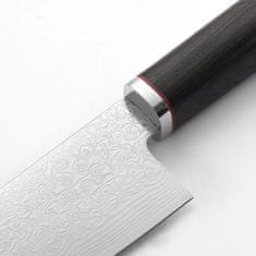 IZMAEL Damaškový kuchyňský nůž Takasaki-Hnědá/Černá KP14025