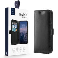 Dux Ducis Knížkové kožené pouzdro Dux Ducis Kado pro Samsung Galaxy A21S - Černá KP14867