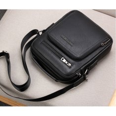 IZMAEL Pánská Crossbody Taška WEIXIER Max-Černá KP15410