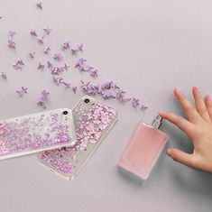 Vennus přesýpací třpytivé pouzdro pro Samsung Galaxy A6 2018 - Růžová KP18136