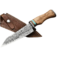 IZMAEL Damaškový nůž Kahoku-Hnědá KP18638