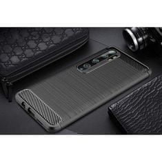 IZMAEL Pouzdro Carbon Bush TPU pre Xiaomi Mi Note 10/Mi Note 10 Pro - Černá KP19378