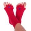 Happy Feet Adjustační ponožky Red, velikost S (35-38)