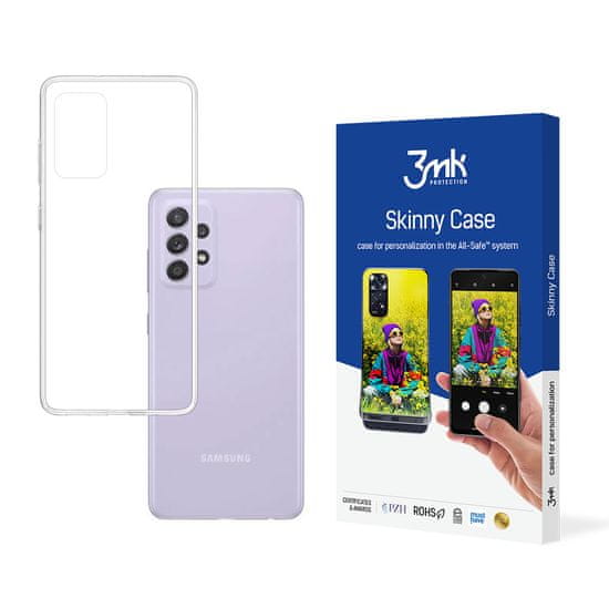 3MK Skinny pouzdro pro Samsung Galaxy A52 5G/Galaxy A52 4G/Galaxy A52s 5G - Transparentní KP20126