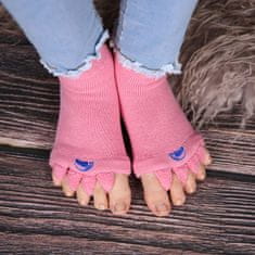 Happy Feet Adjustační ponožky Pink, velikost L (43-46)